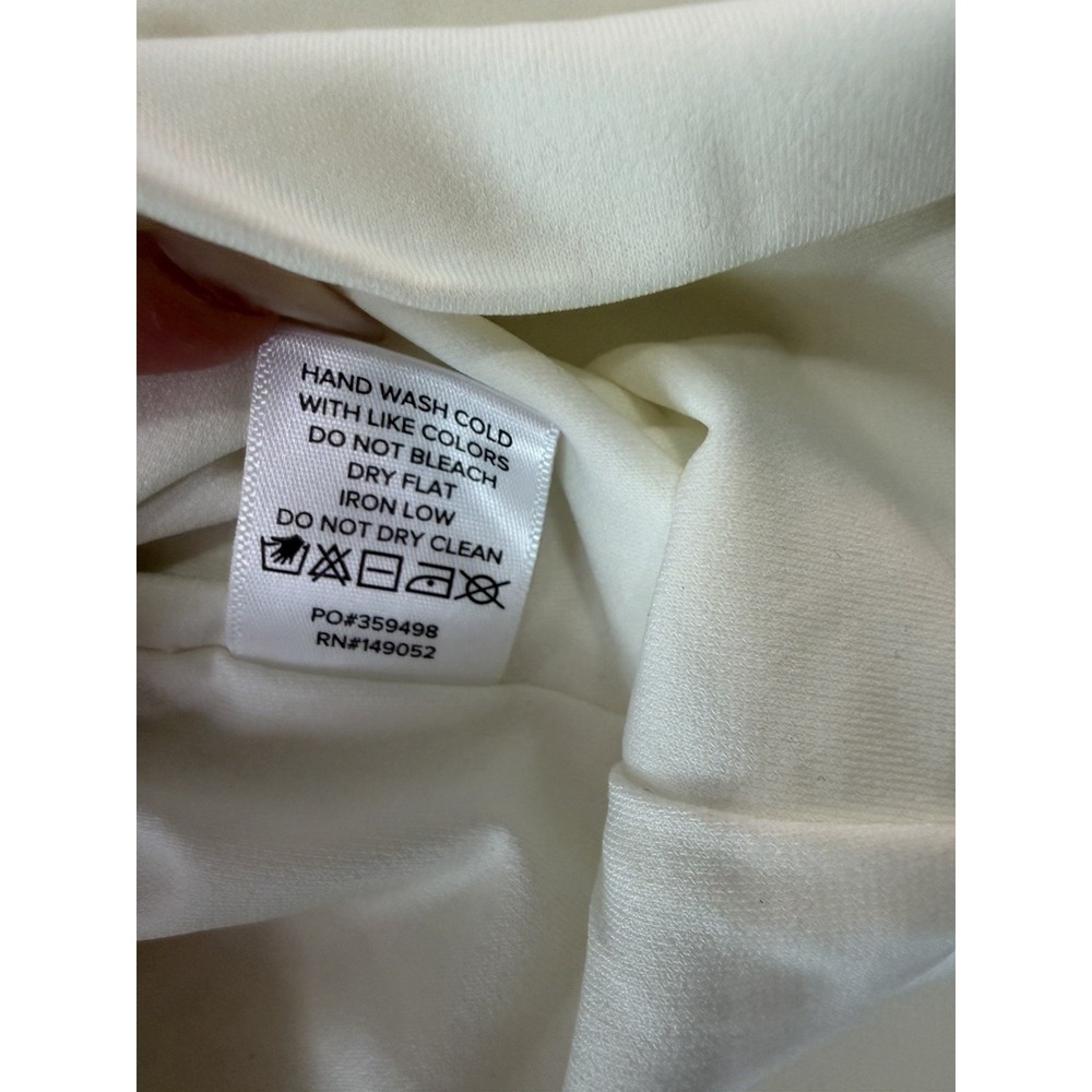 Fashion Nova Sweet Talker Ivory Mini Dress Bodycon Spaghetti Strap S NWT - Picture 6 of 8